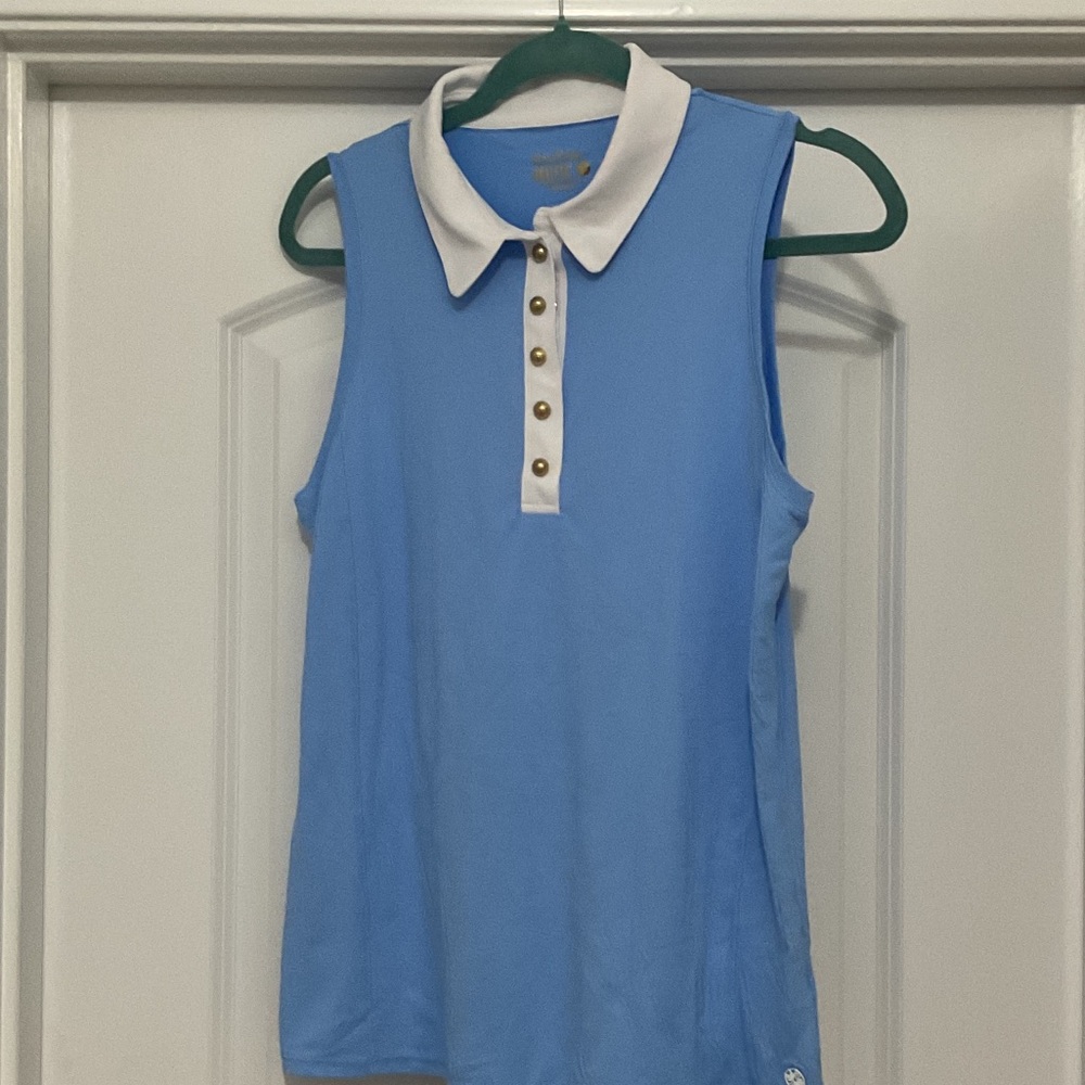 Lilly Pulitzer Blue and White Tank Top